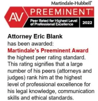 Martindale-Hubbell AV Preeminent Rating